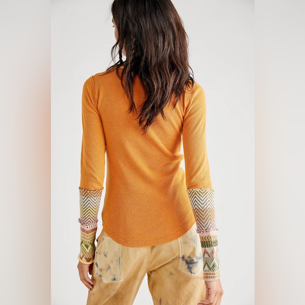 Alpine Cuff Tee | Free People Size XL - Picture 8 of 10
